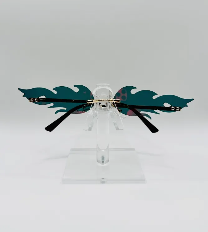 Black Flame Glasses