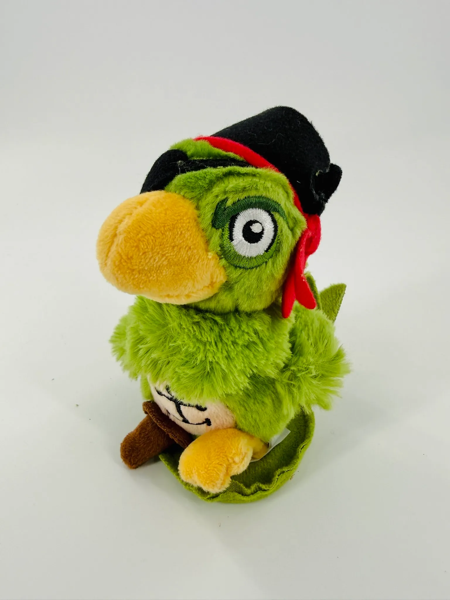 Peg Leg Pete Parrot Shoulder Plush