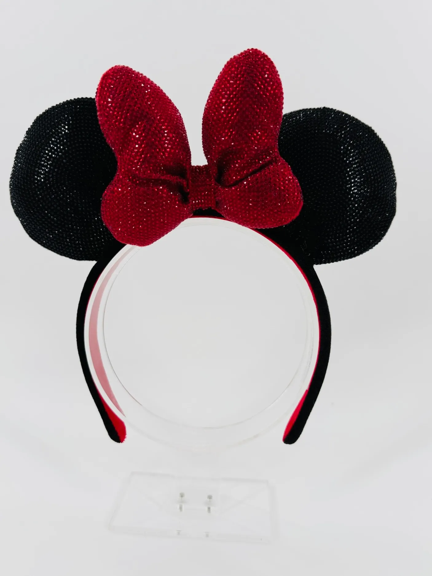 Bling Red Minnie Mouse Ears Headband