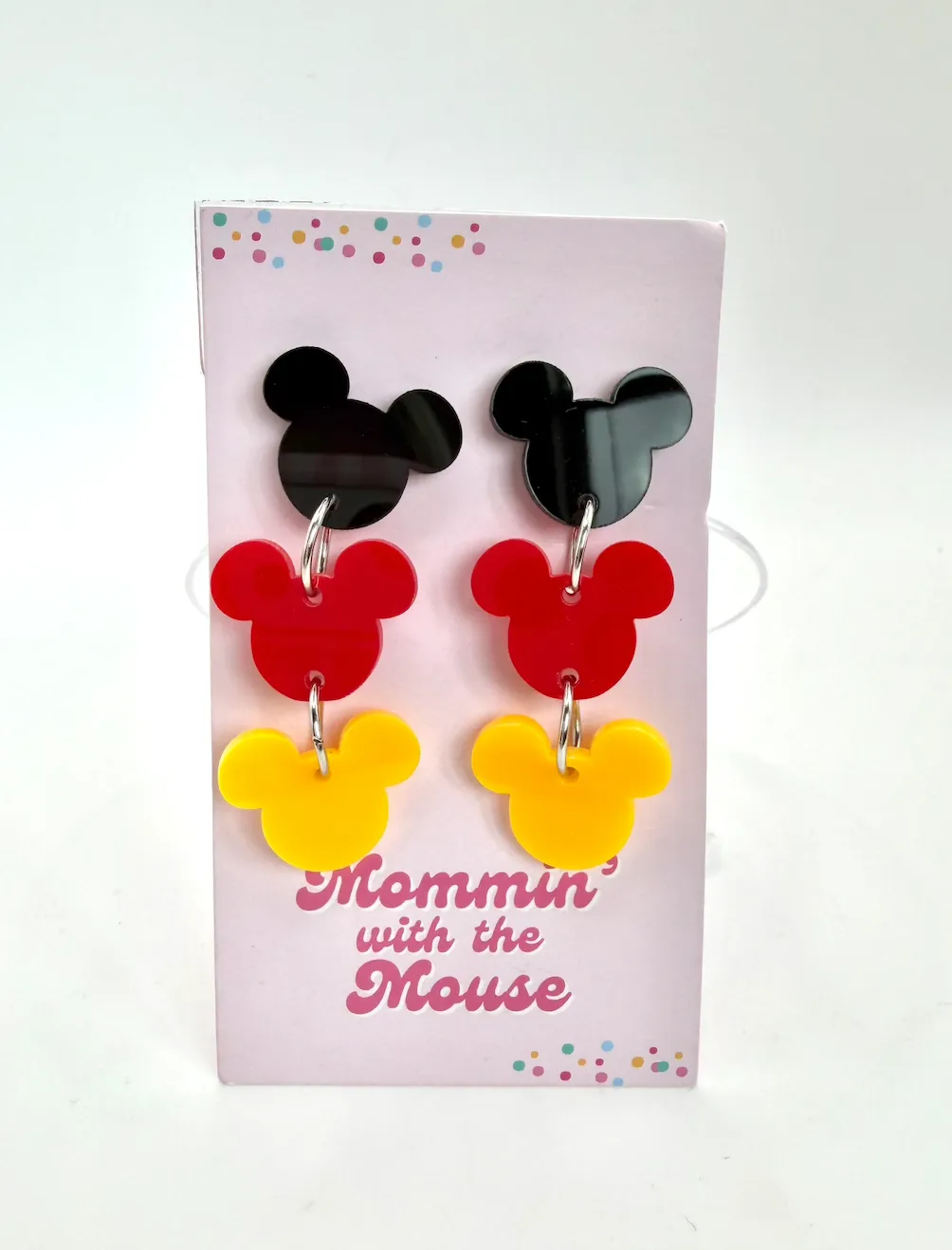 Mickey Mouse Dangle Earrings - Mommin with the Mouse