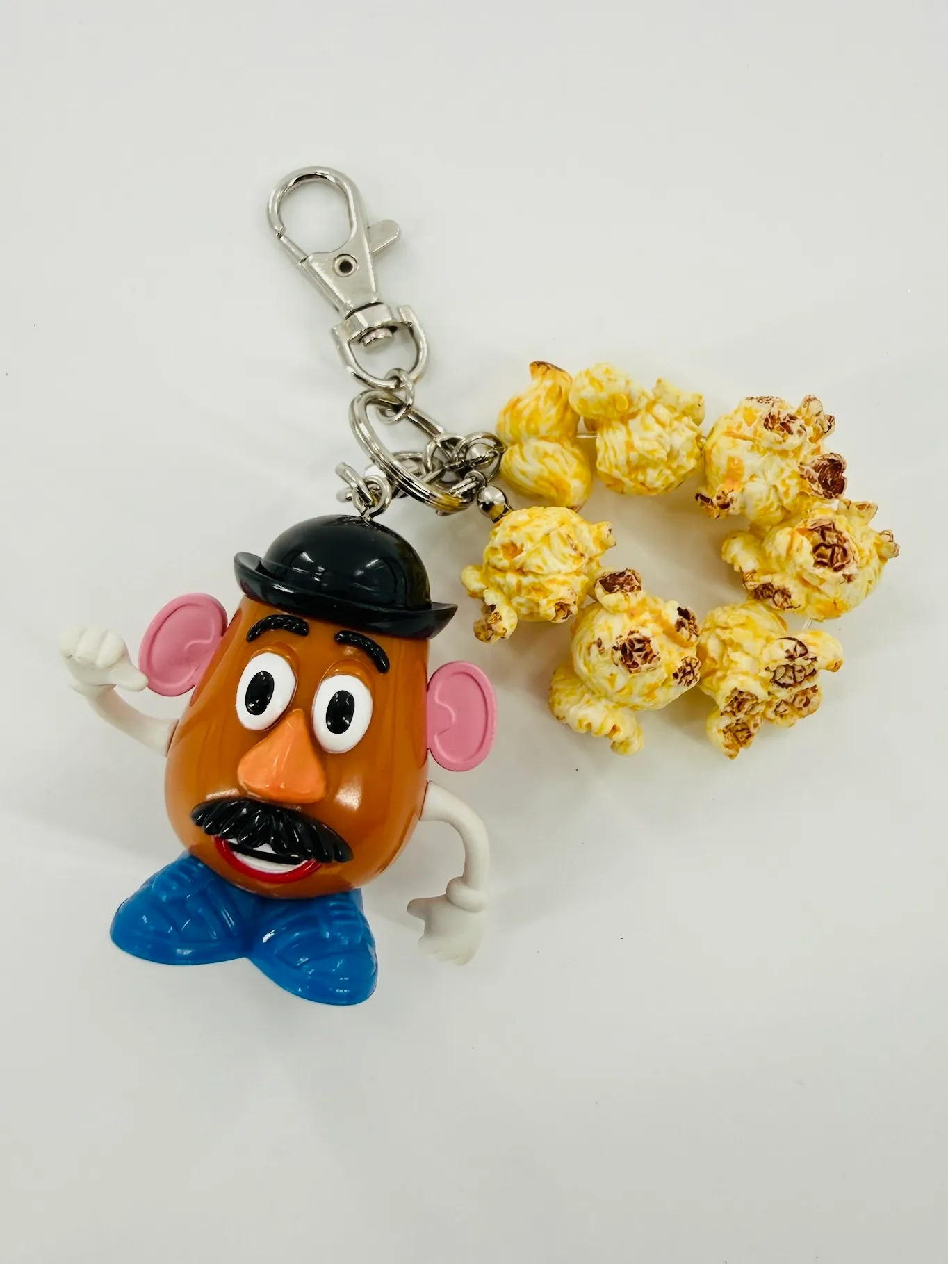 Tokyo Disneyland Mr. Potato Head Popcorn Bucket Keychain