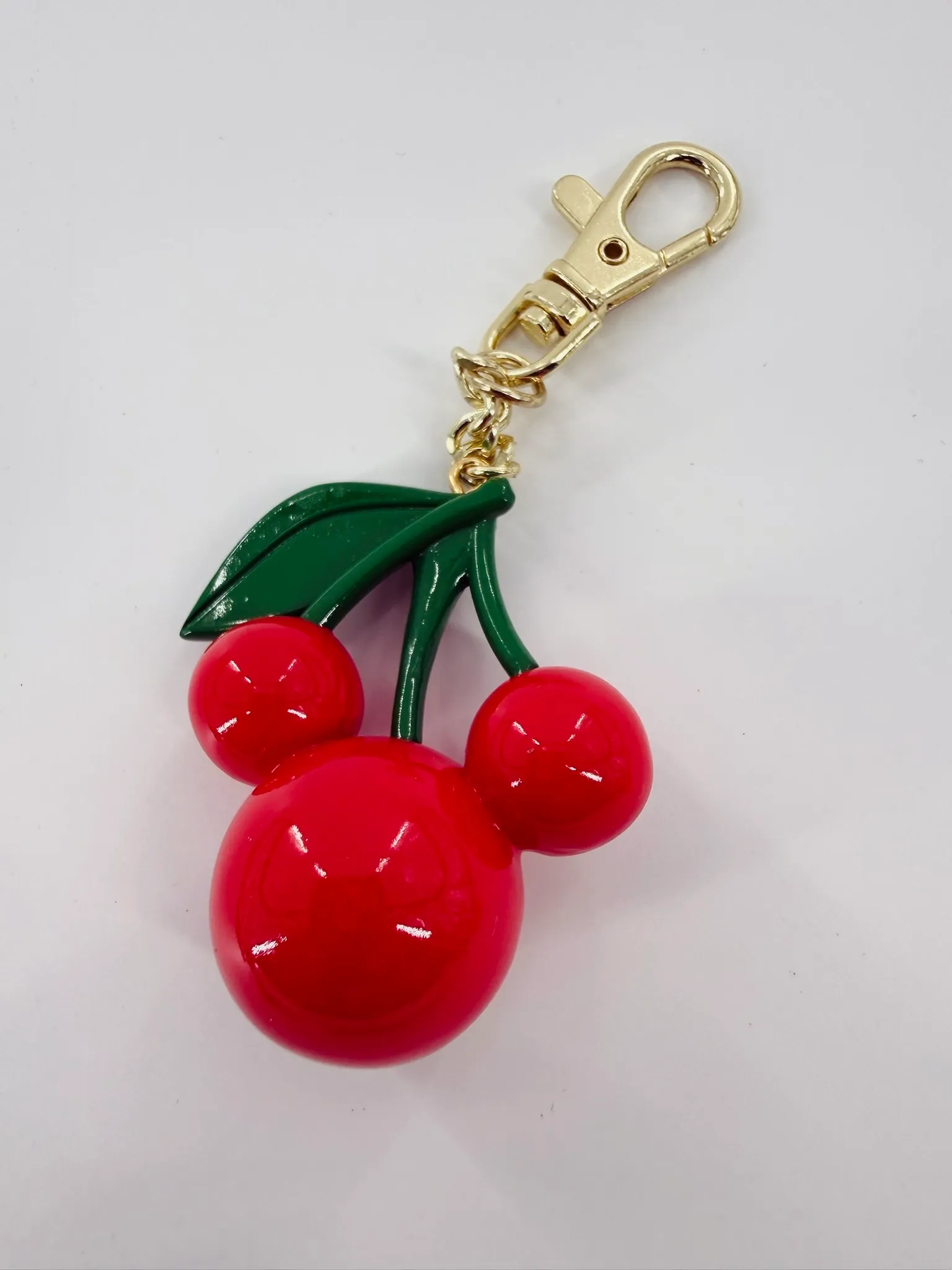 Mickey Mouse Fruit Bag Charm - Cherry