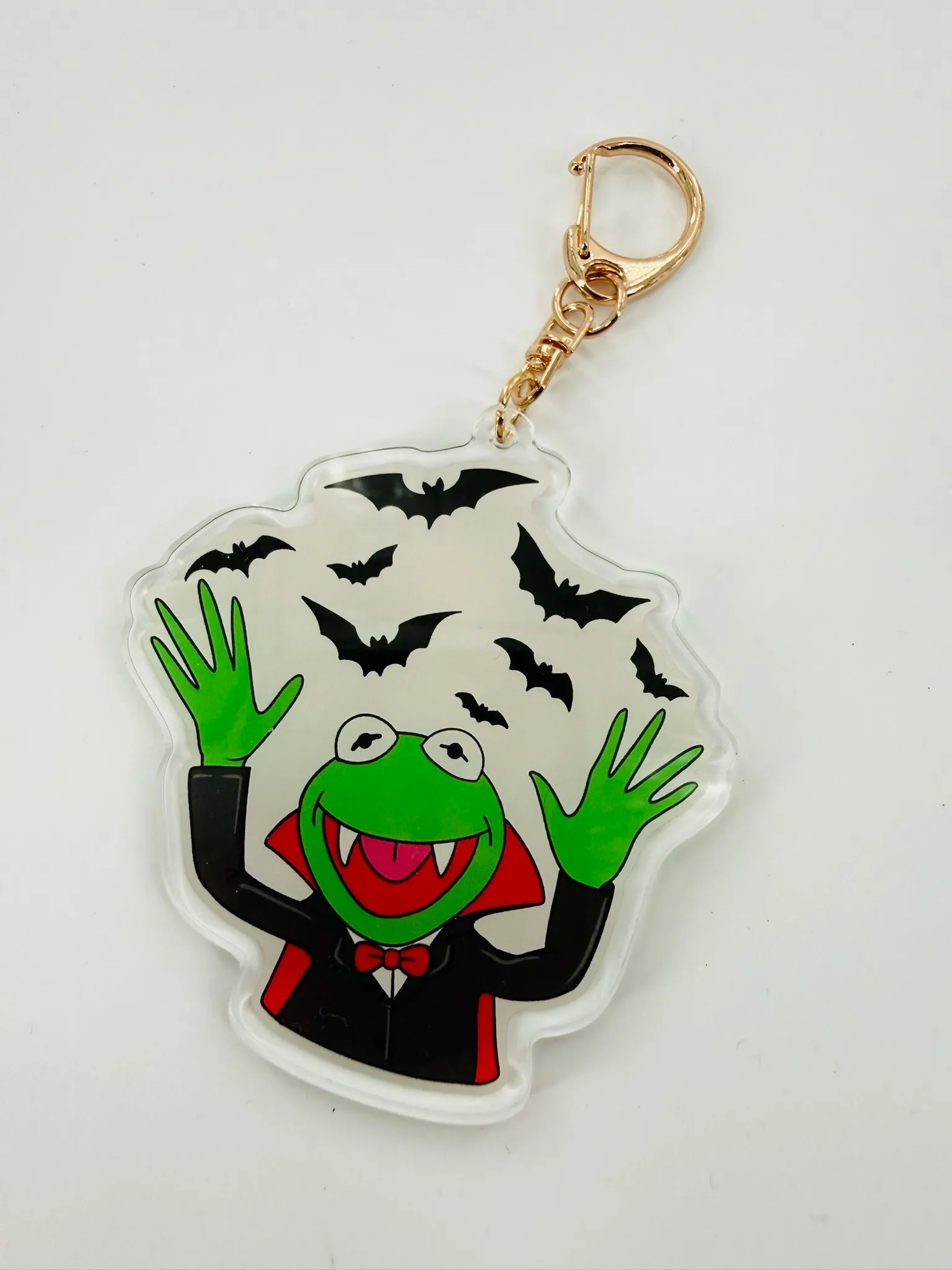 Kermit Bats Halloween Bag Charm - Stay Magical Co. 