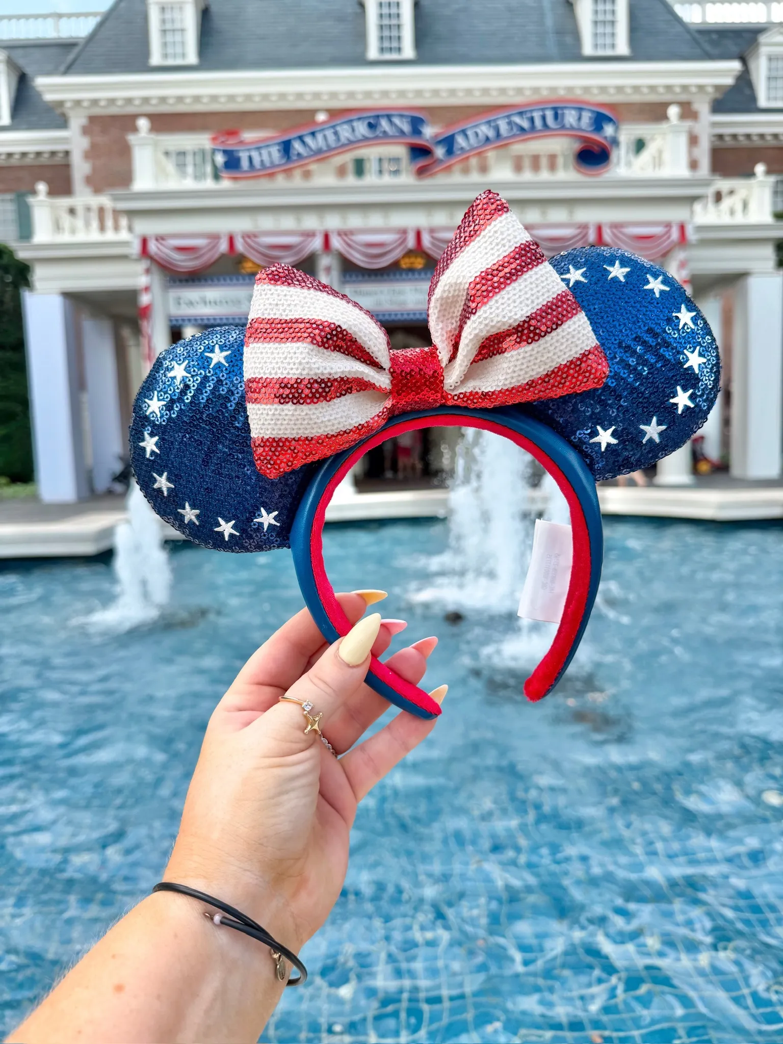 Americana Sequined Ears Headband