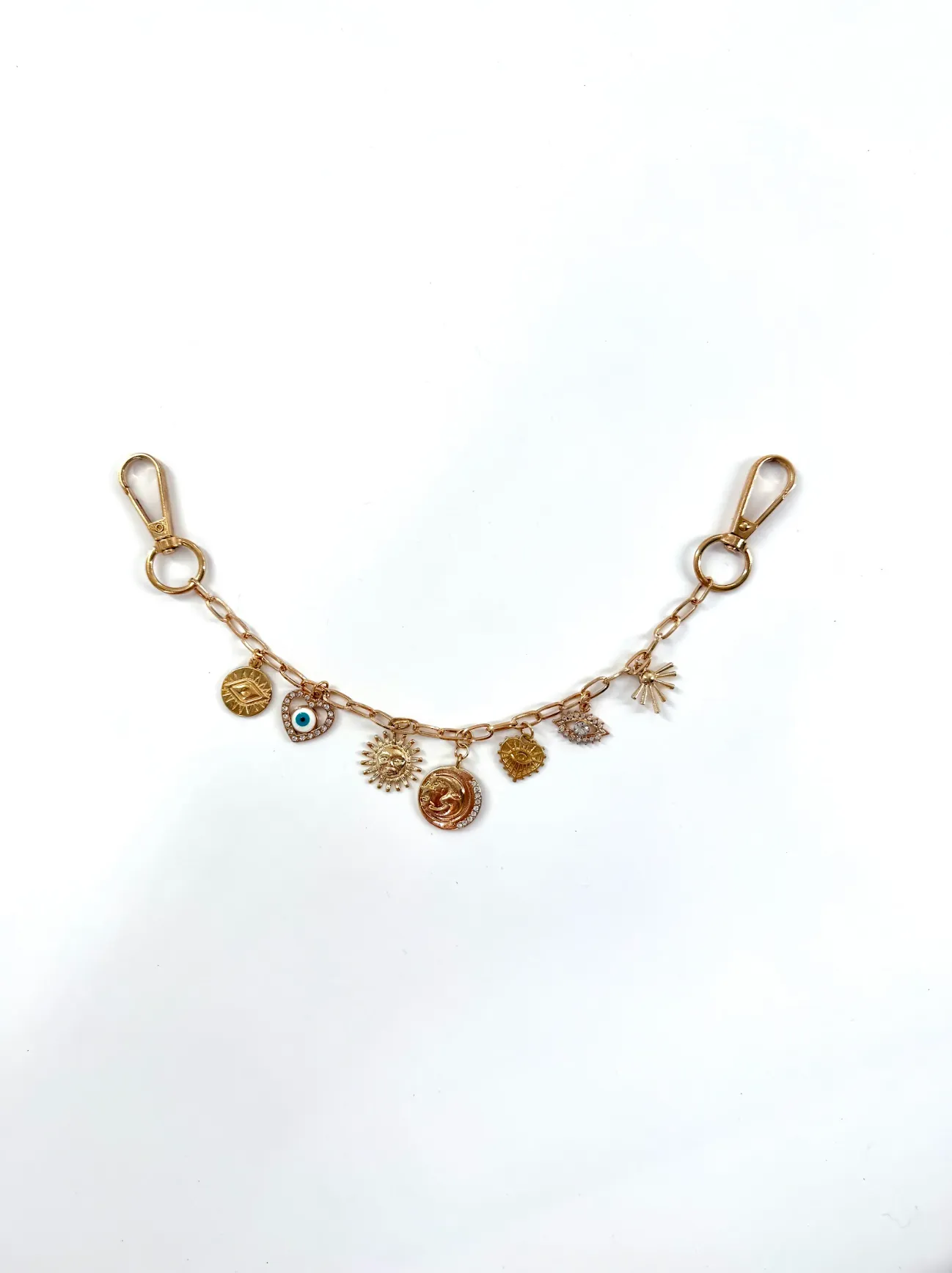 Celestial Evil Eye Charm Bag Chain