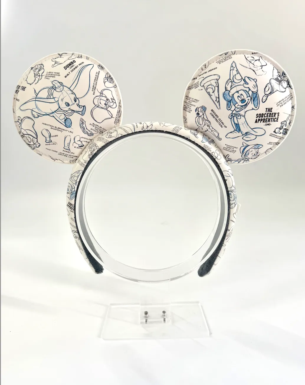 Disney Animation Sketch / Ink Mickey Ear Headband 