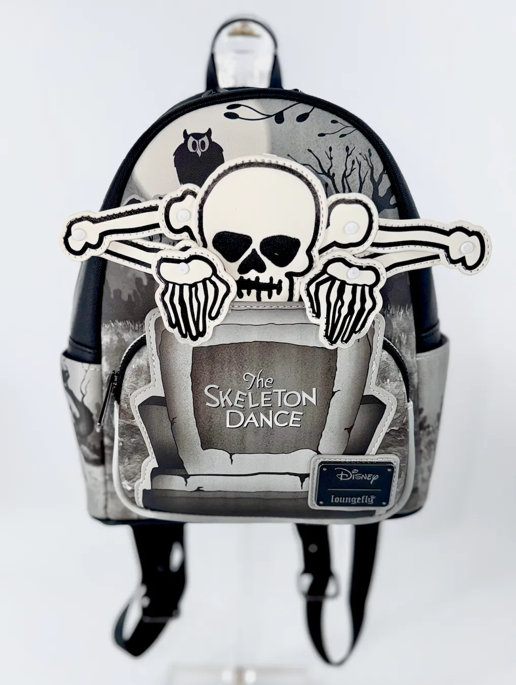 The Skeleton Dance Poseable Glow-in-the-Dark Skeleton Mini Backpack - Loungefly