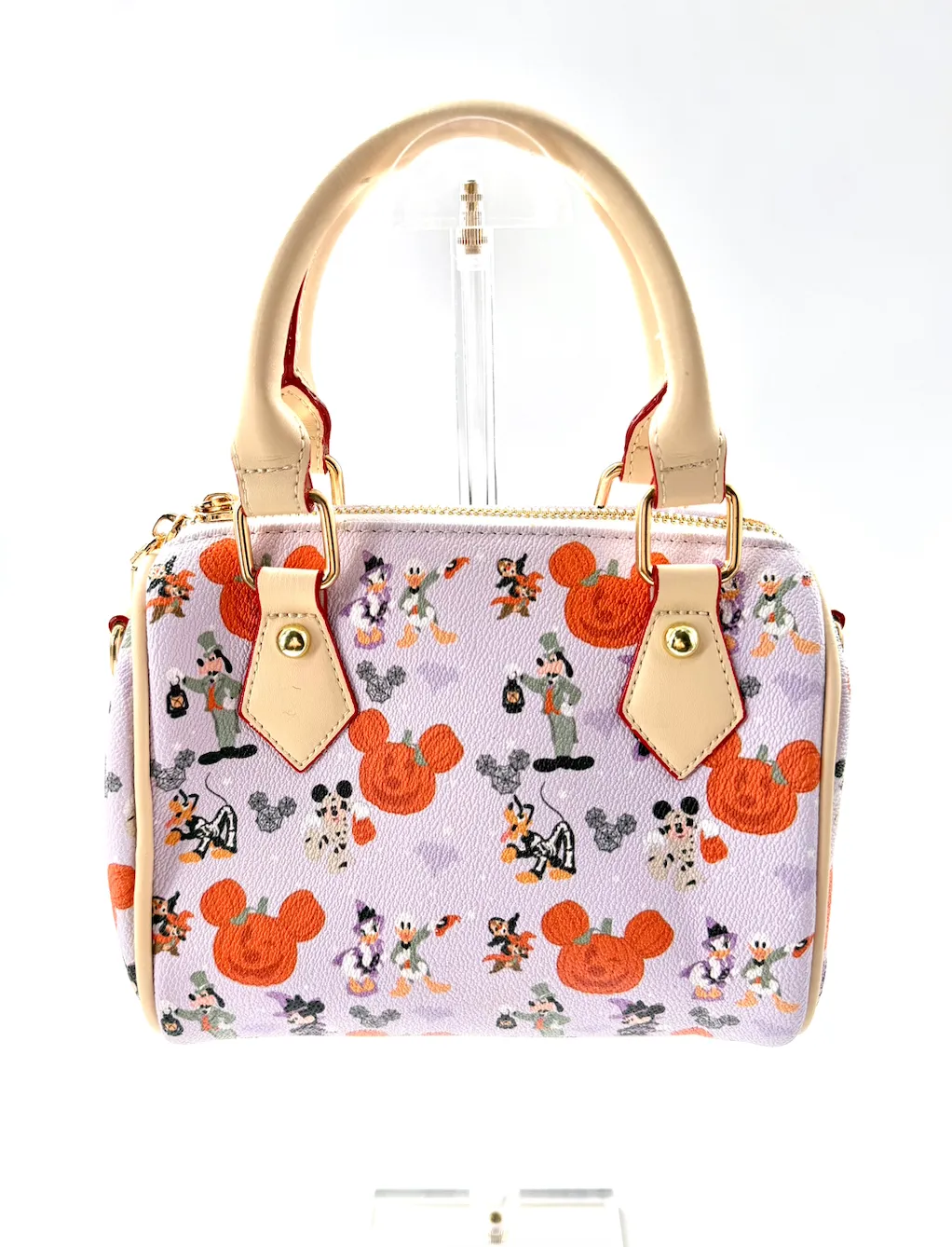 Aden + Louise Halloween Mini Duffle Bag - Beige