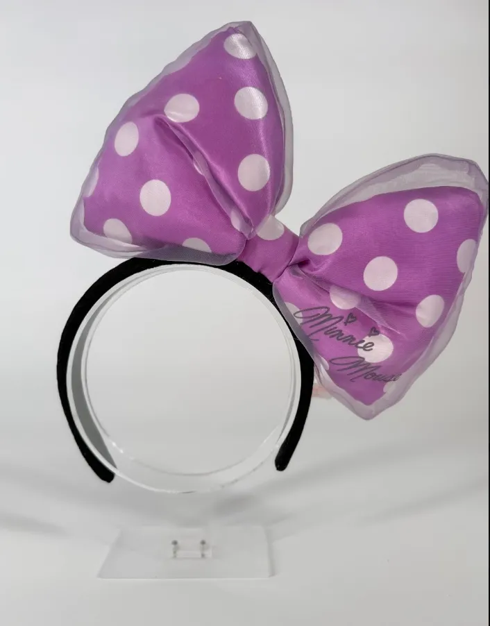 Purple Bow Minnie Mouse Headband - Tokyo Disney Resort