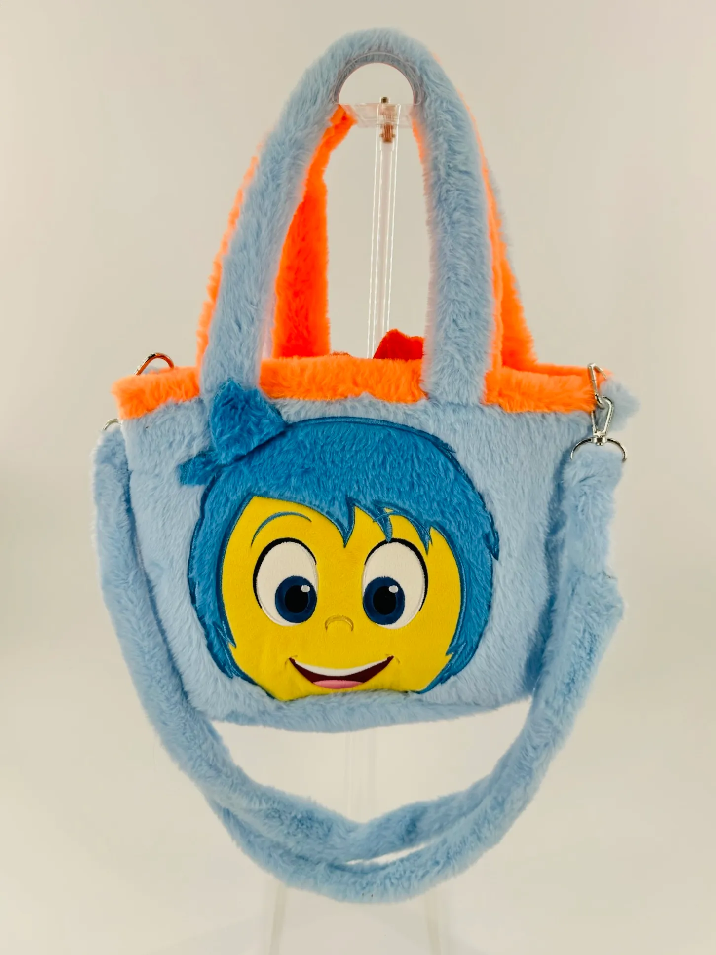 Disney Parks Inside Out Joy and Anxiety Reversible Plush Tote Bag