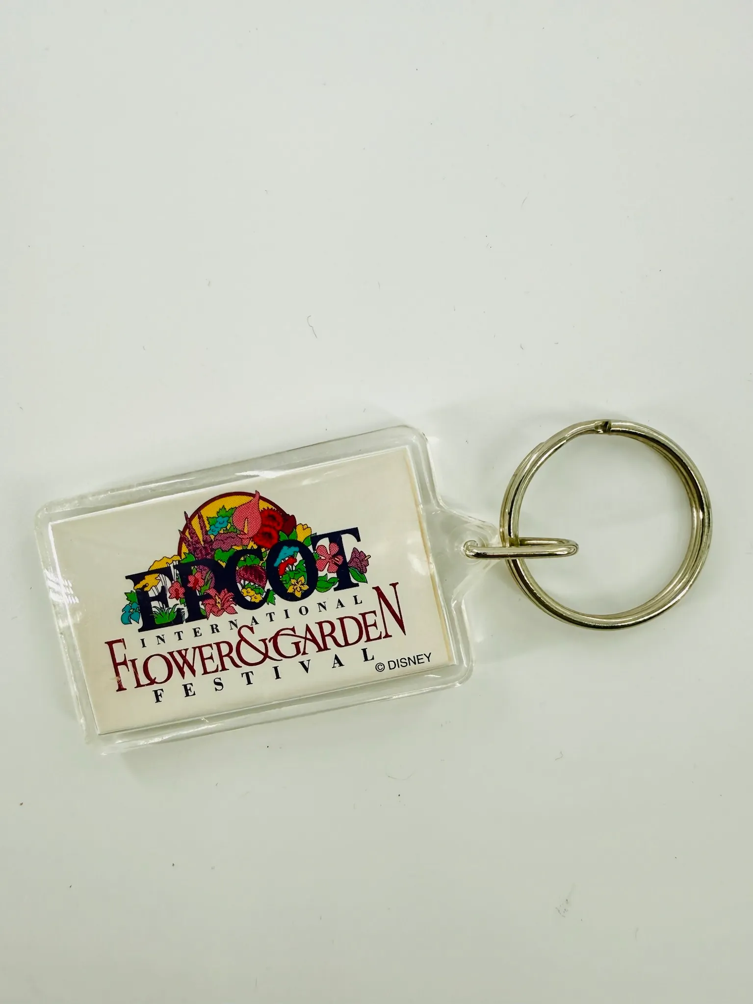 Vintage 90's EPCOT International Flower & Garden Festival Keychain
