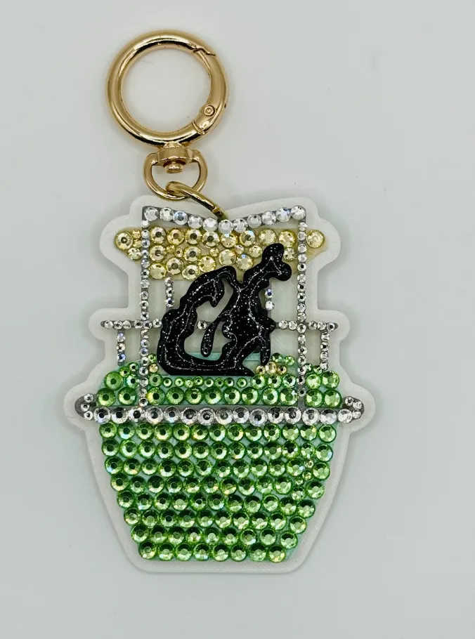 Goofy Skyliner Crystal Bag Charm - Aden & Louise