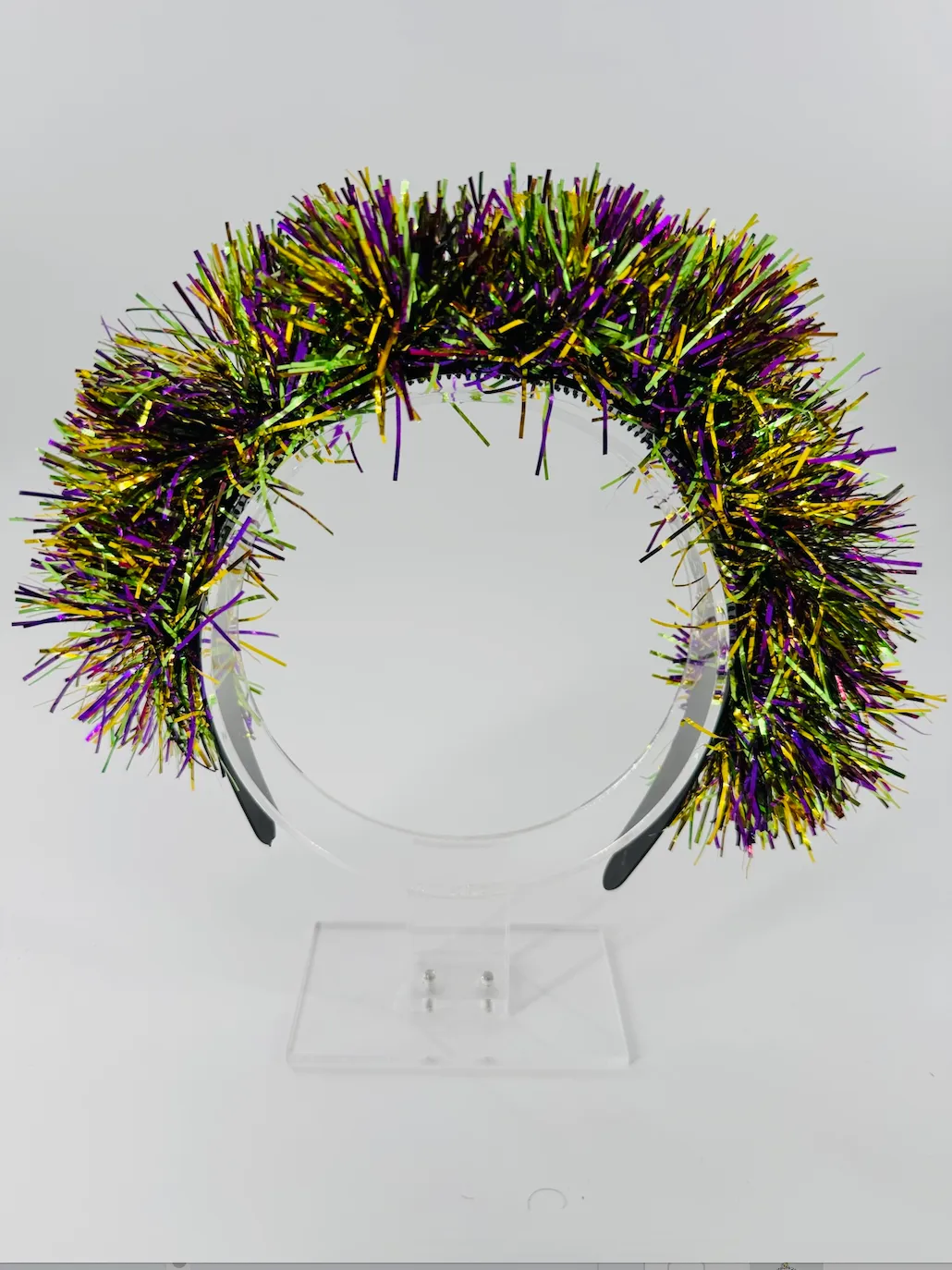 Mardi Gras Full Pom Pom Headband