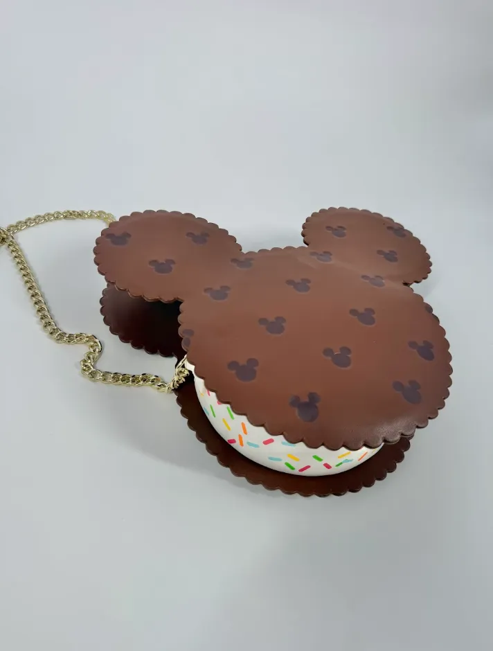 Loungefly Disney Mickey Mouse Ice Cream Sandwich Crossbody