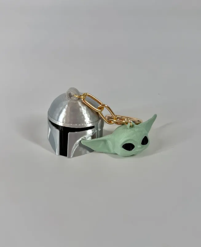 Mandalorian Bag Charm - Made by Magic Designs