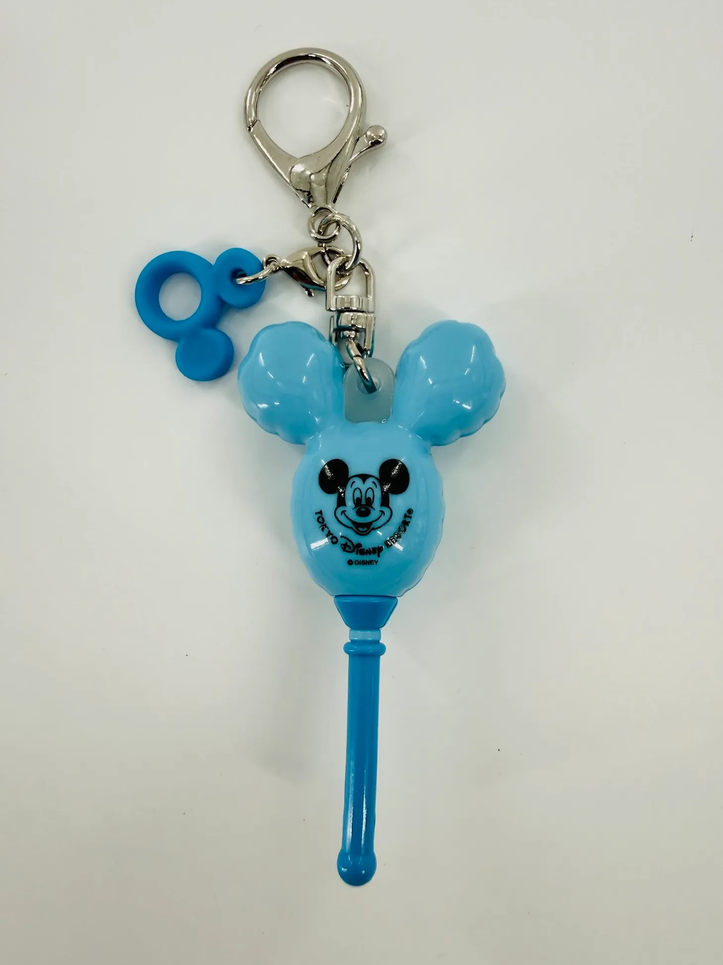 Tokyo Disneyland Blue Mickey Mouse Balloon Keychain