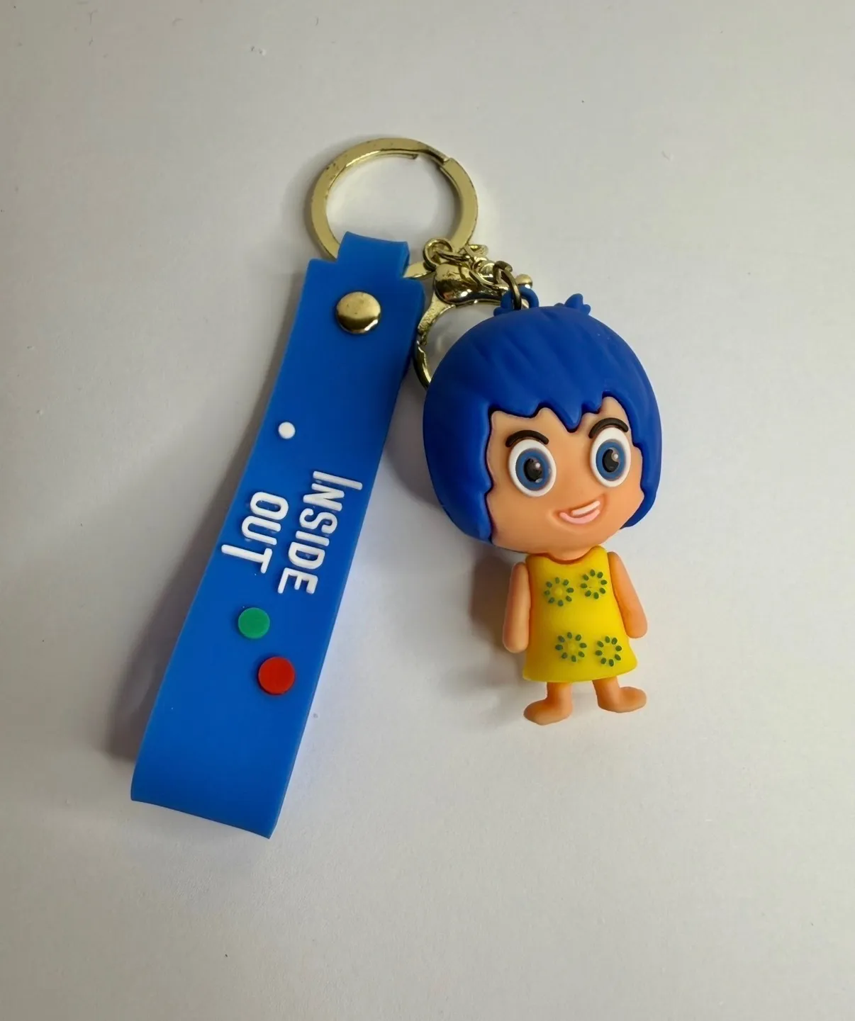 Inside Out Joy Keychain Wristlet