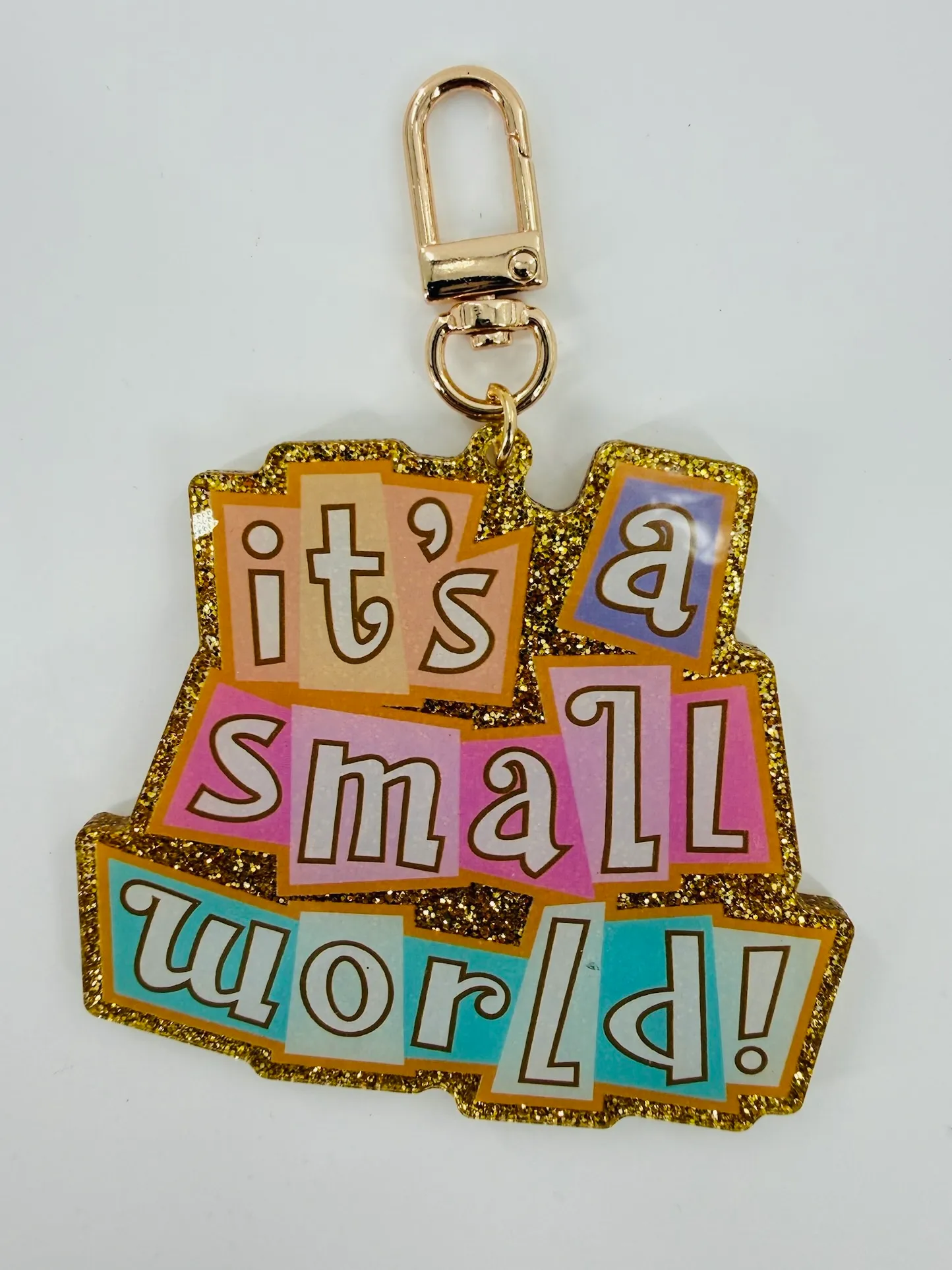 it's a small world XL Bag Charm - Sew Magic Co.