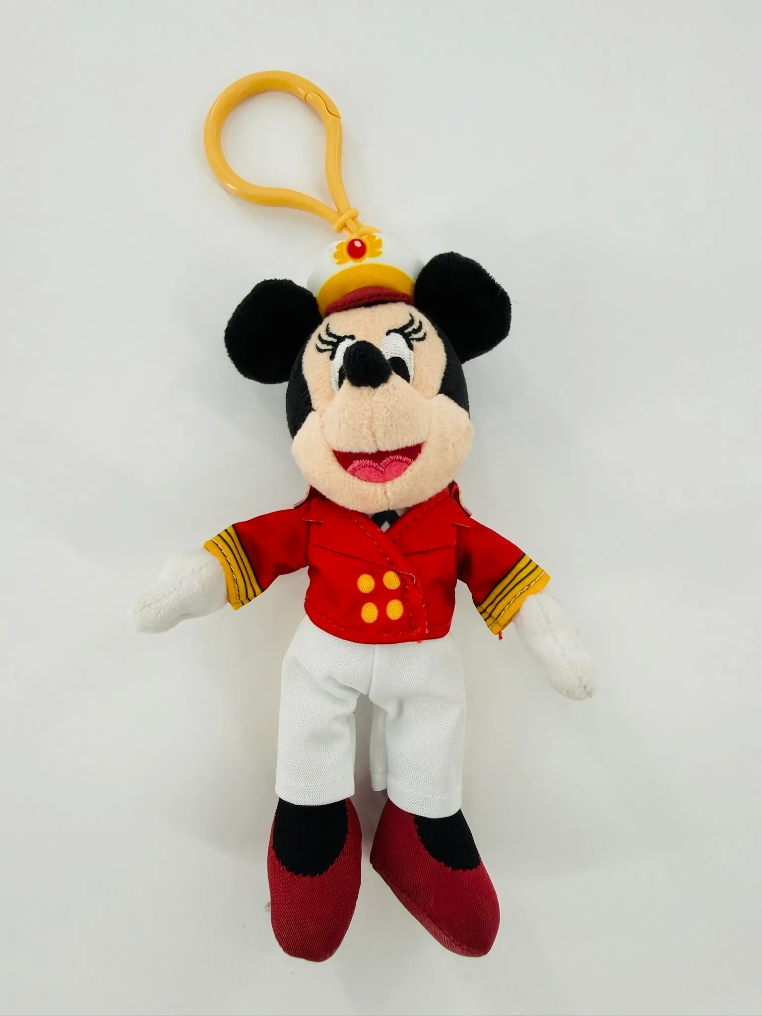 Minnie Mouse Plush Disney Cruise Line Keychain 
