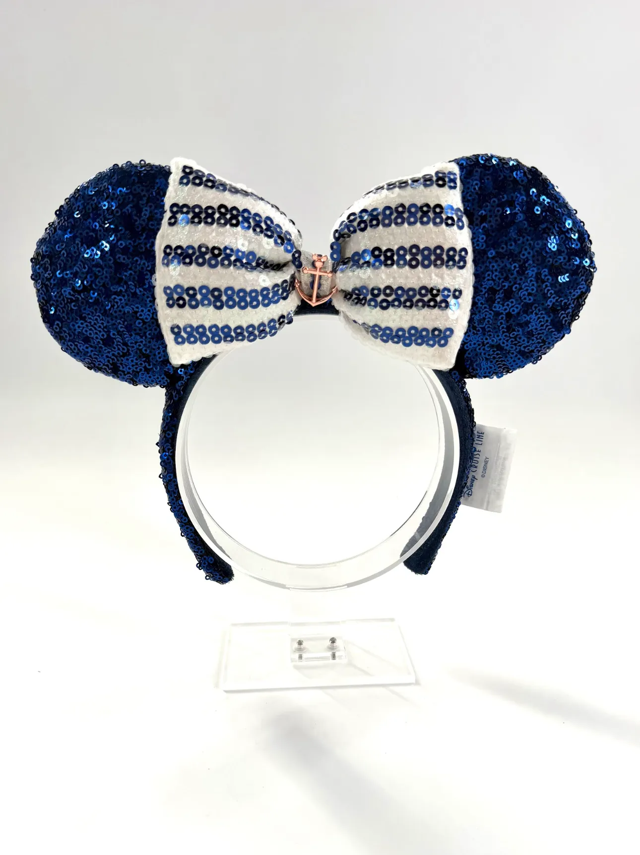 Navy Sequin Minnie Mouse Ears Headband - Disney Cruise Line