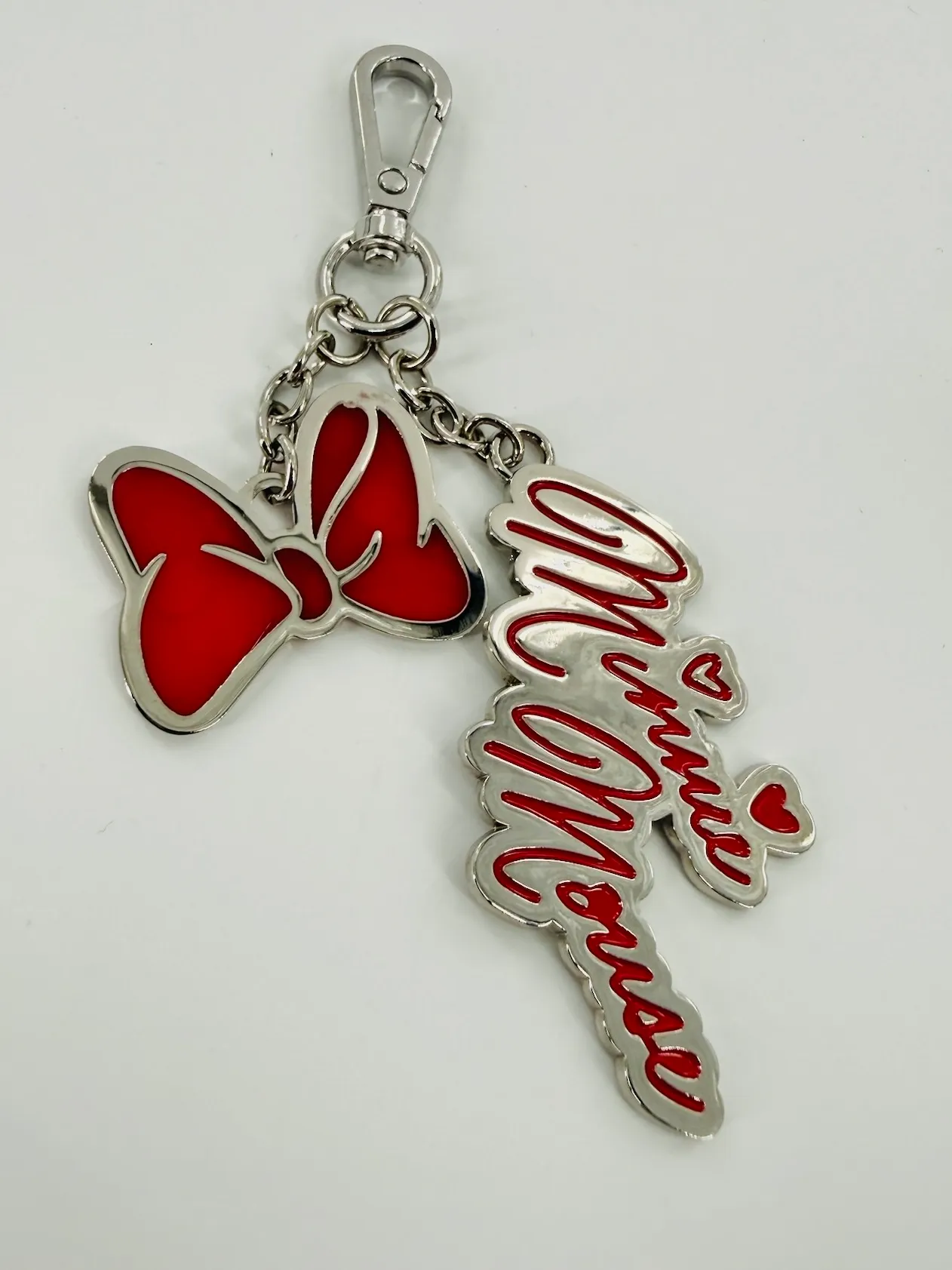 Minnie Mouse Signature Bag Charm