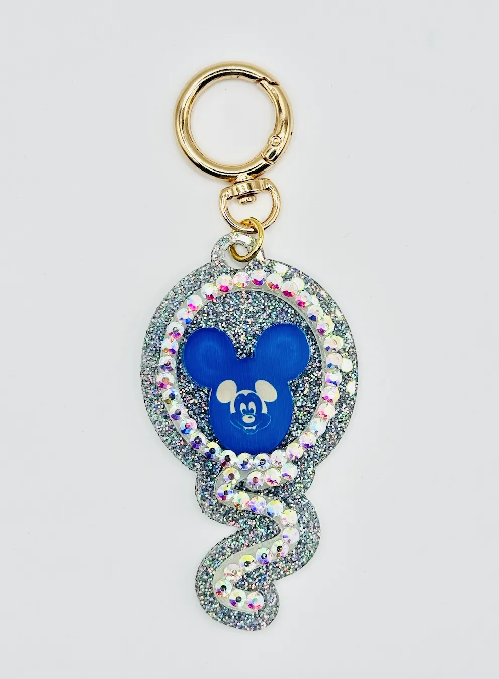 Royal Blue Mickey Balloon Bag Charm - Hidden Mickey Treasures