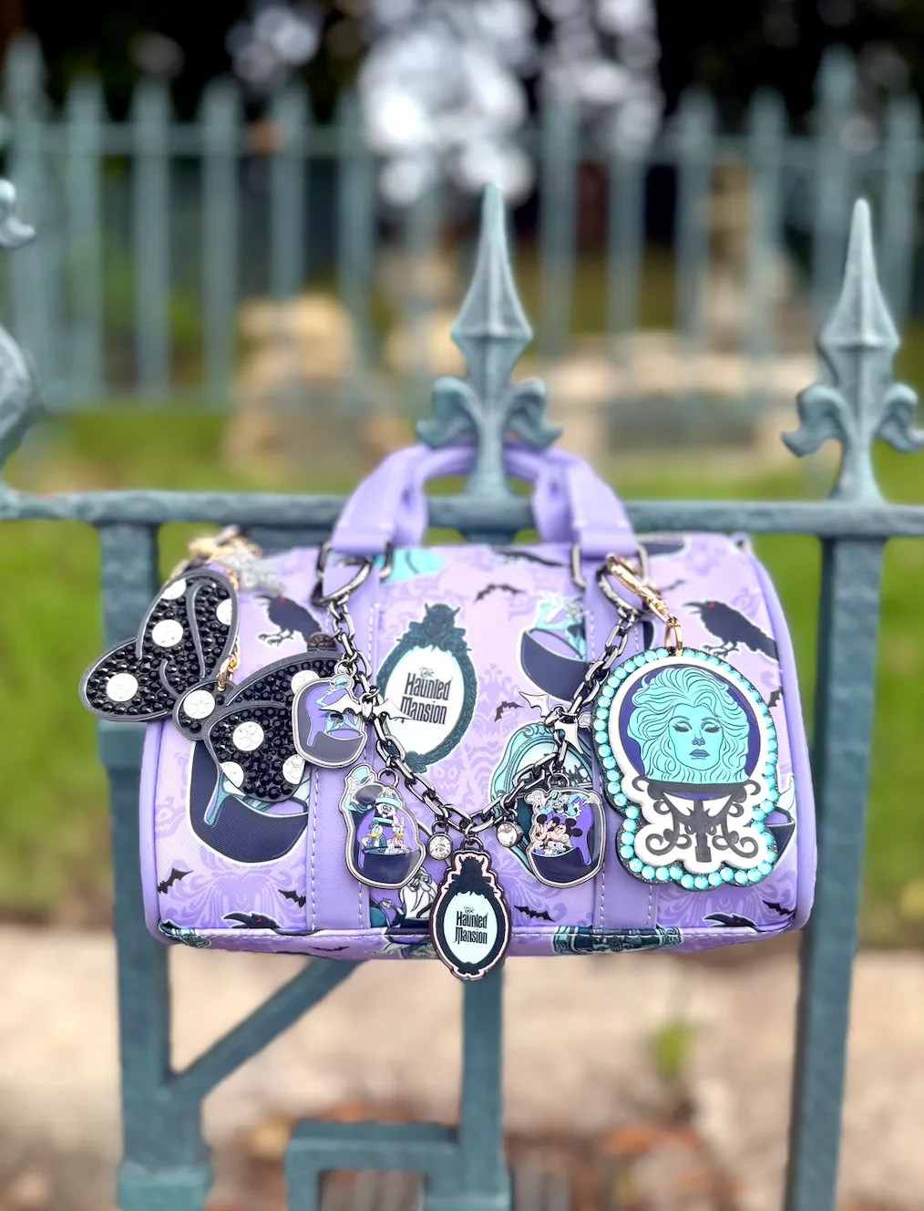 Crystal Ball Bag Charm - Hidden Mickey Treasures