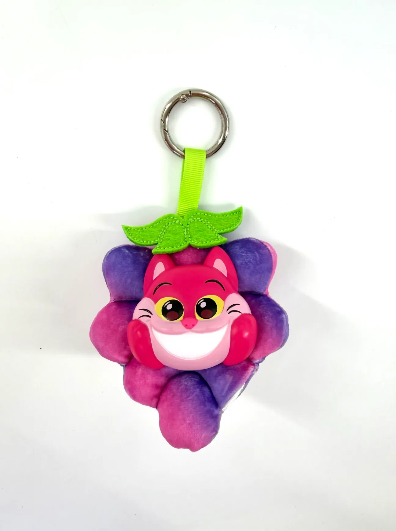 Cheshire Cat Grapes Plush Bag Charm