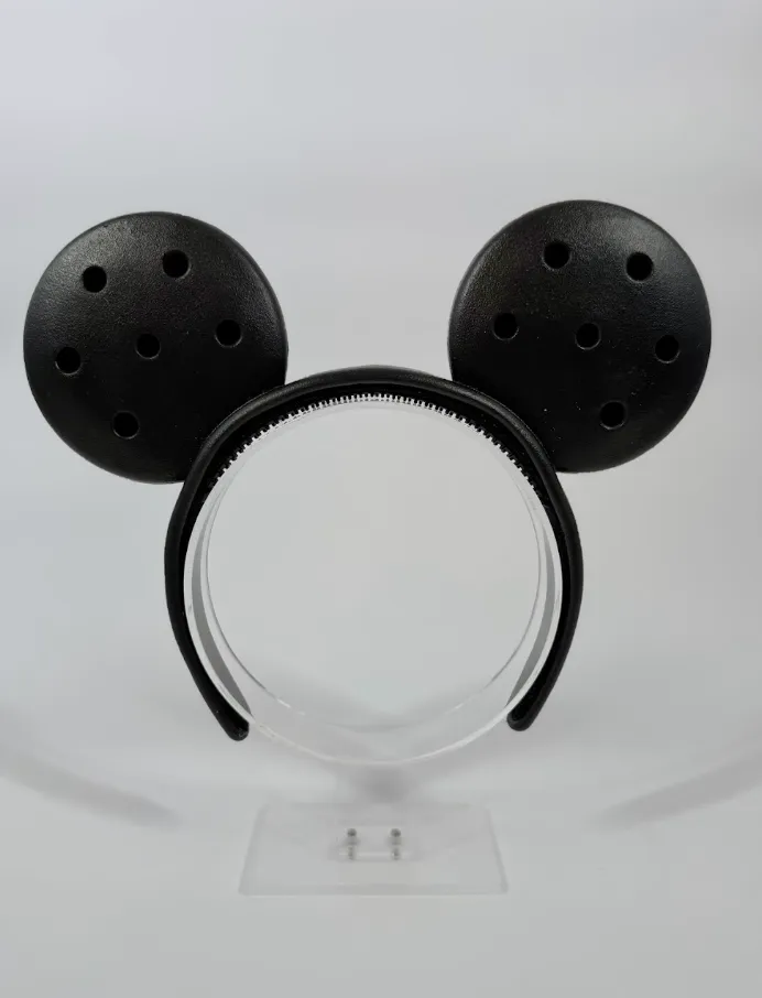 Black Mickey Croc Ears Headband