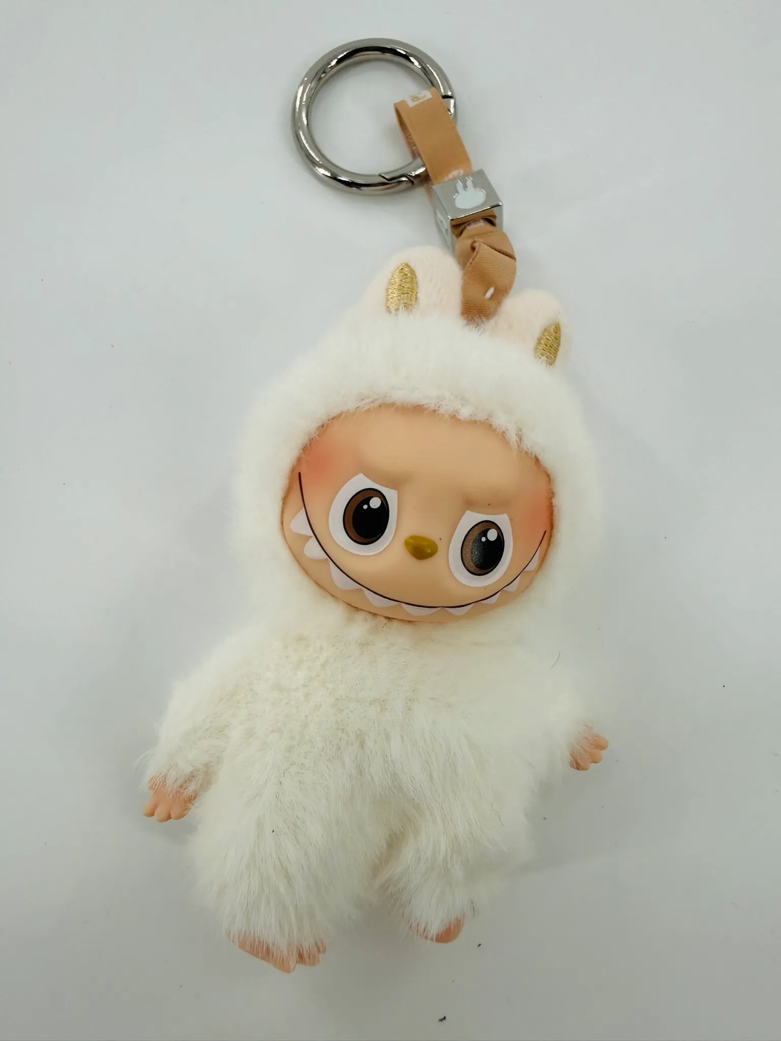 Labubu The Monsters for Love Series - Vinyl Plush Pendant, Cream (A)