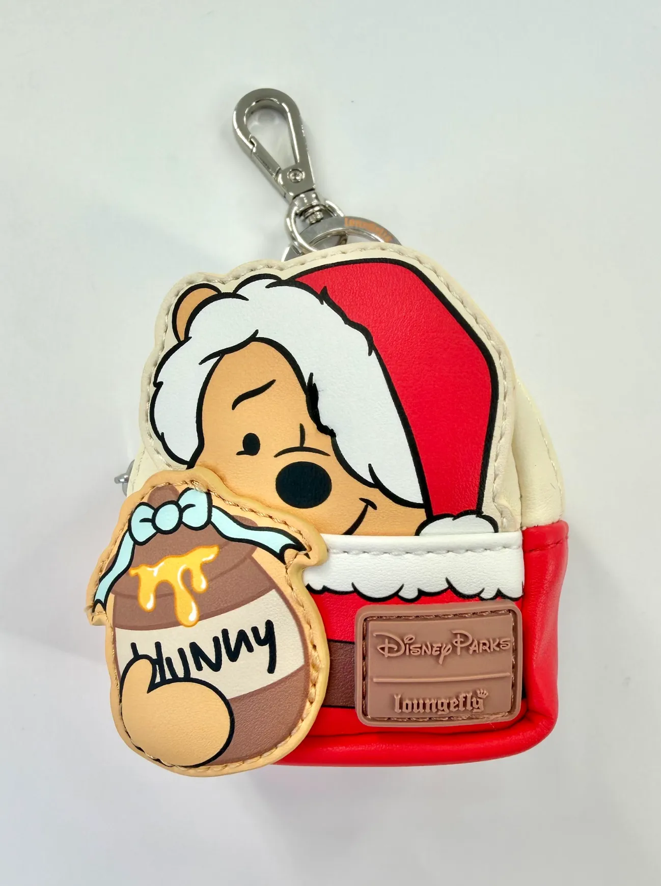 Winnie the Pooh Santa Cosplay Mini-Backpack Bag Charm - Loungefly