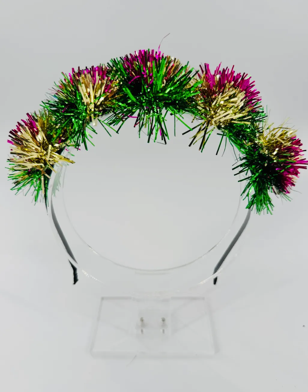 Mardi Gras Pom Pom Headband