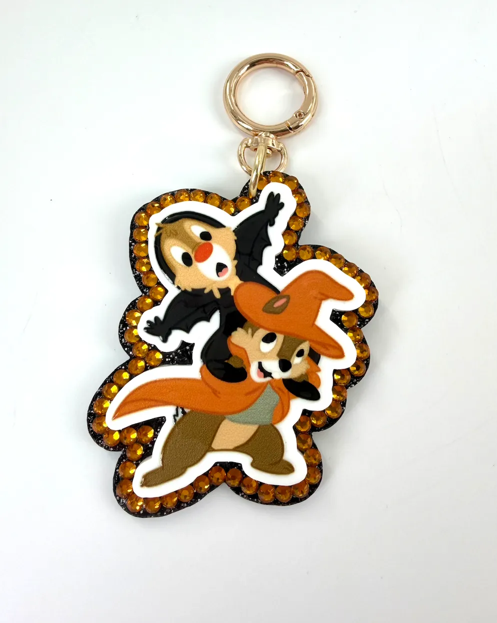 Chip and Dale Halloween Crystal Bag Charm  - Aden & Louise