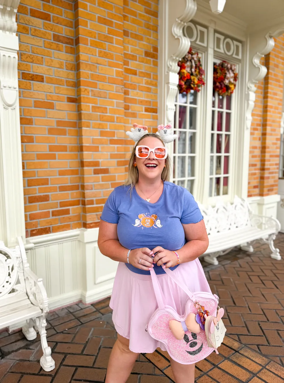 Mickey & Minnie Mouse Ghost Ears Headband