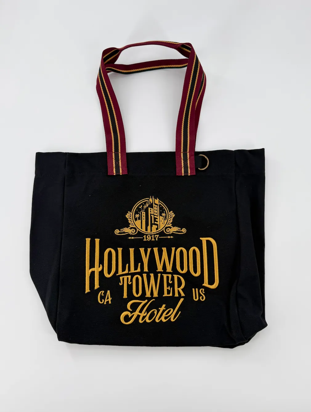 Hollywood Tower Hotel Canvas Tote Bag 