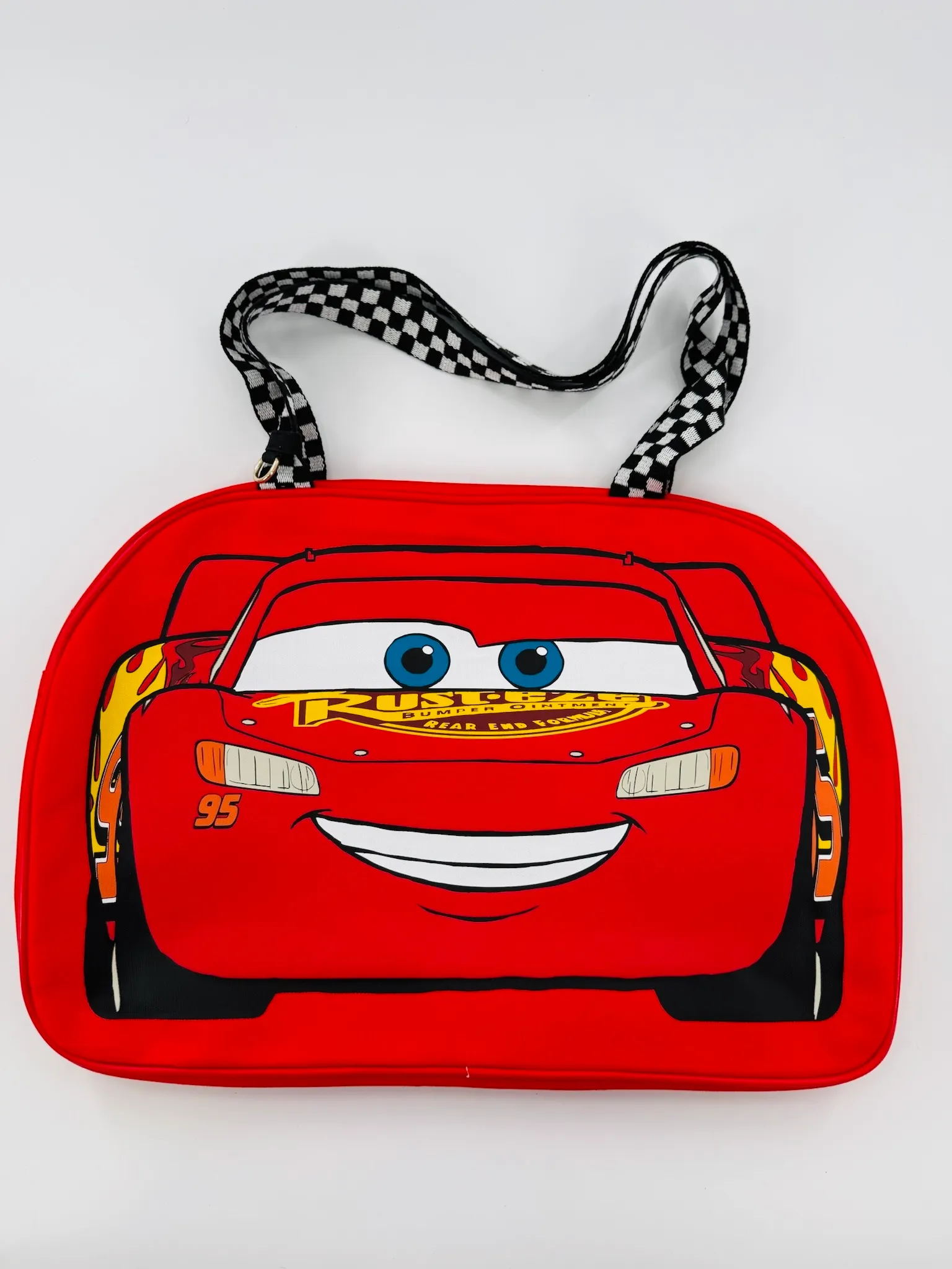 Lightning McQueen Canvas Face Tote