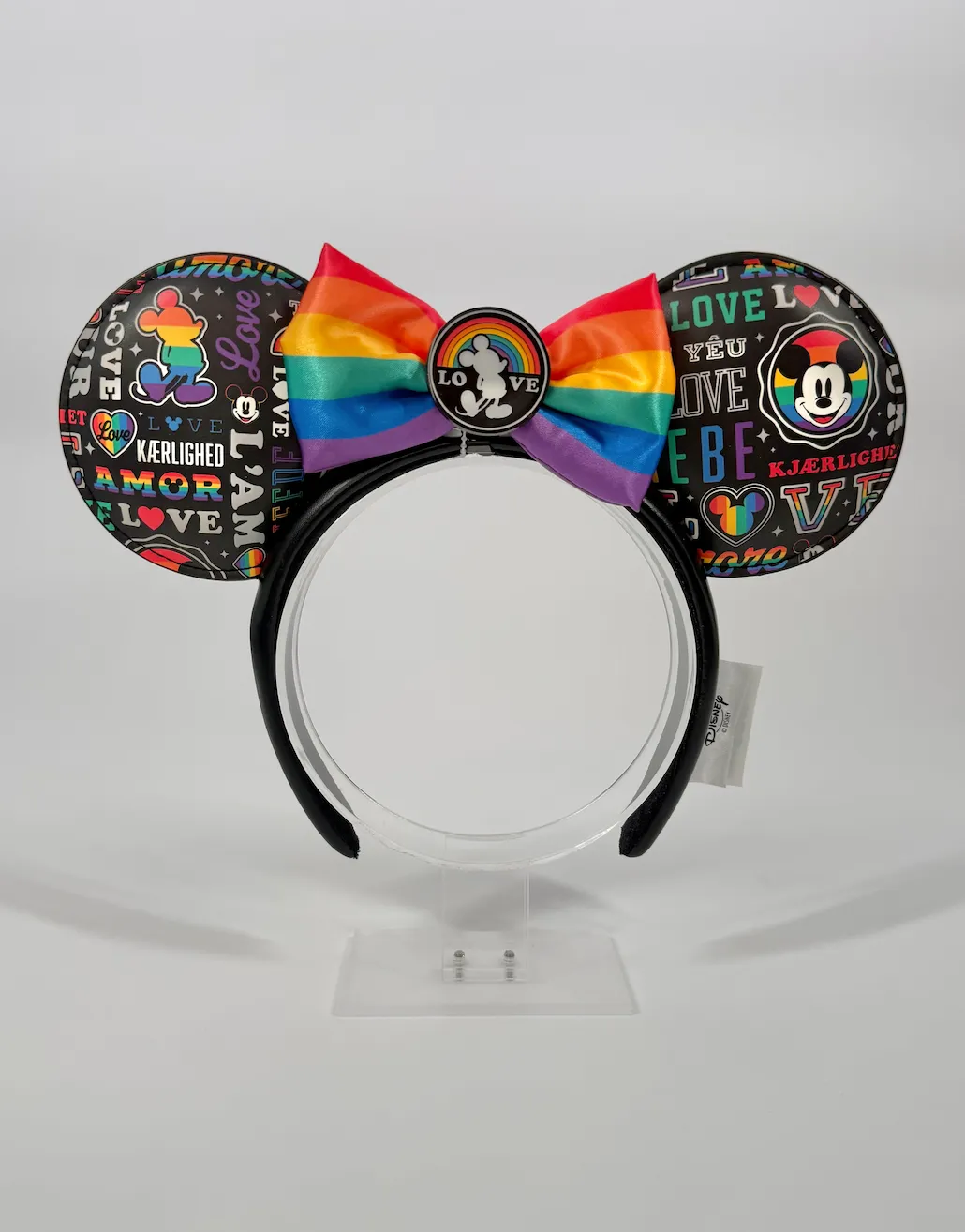 Mickey Mouse ''Love'' Ears Headband - Pride Collection