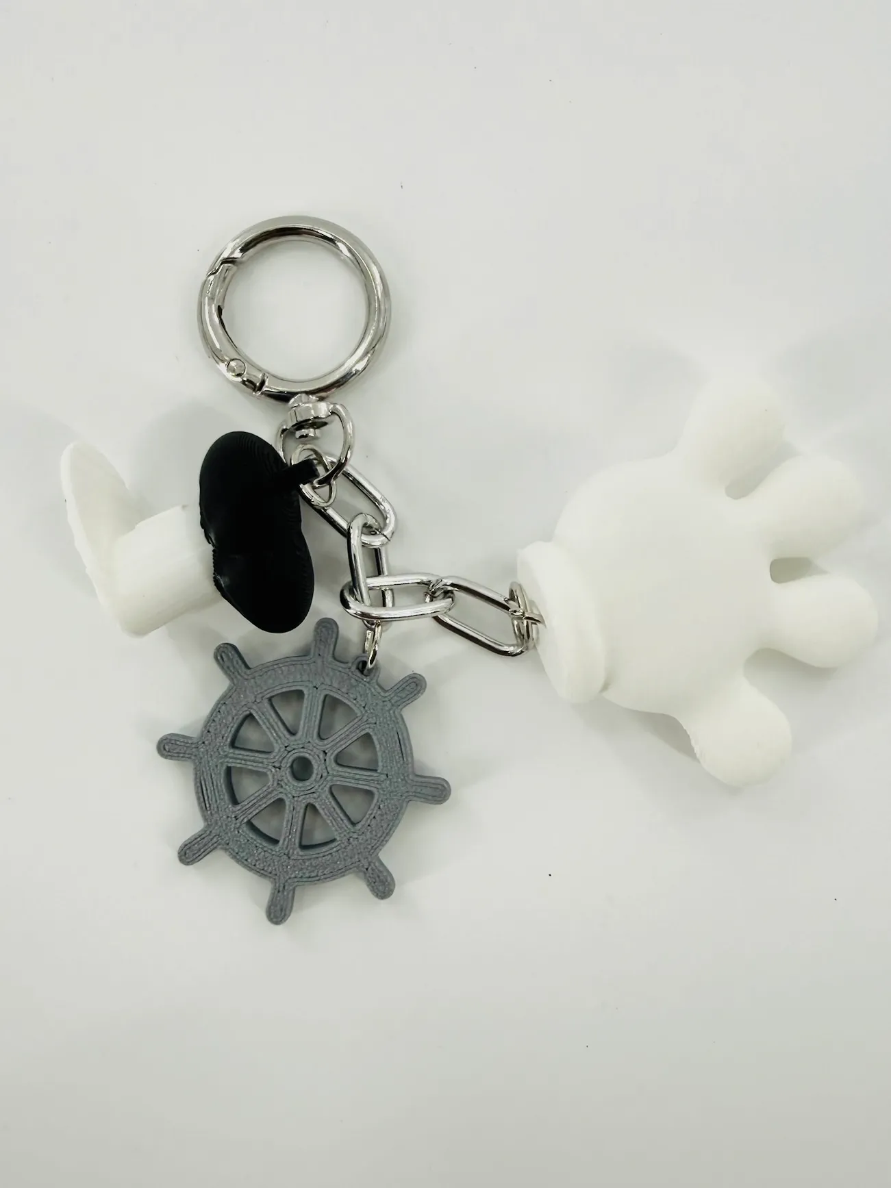 Steamboat Willie Dangle Bag Charm - Made by Magic Designs