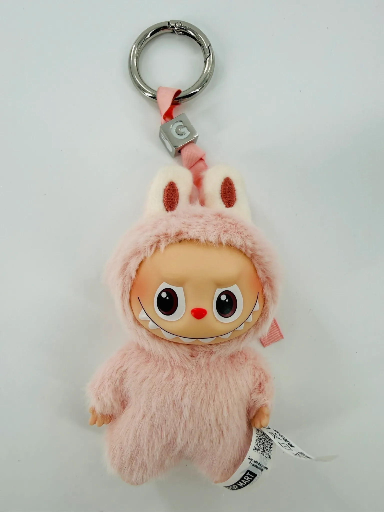 Labubu The Monsters for Love Series - Vinyl Plush Pendant, Coral (G)