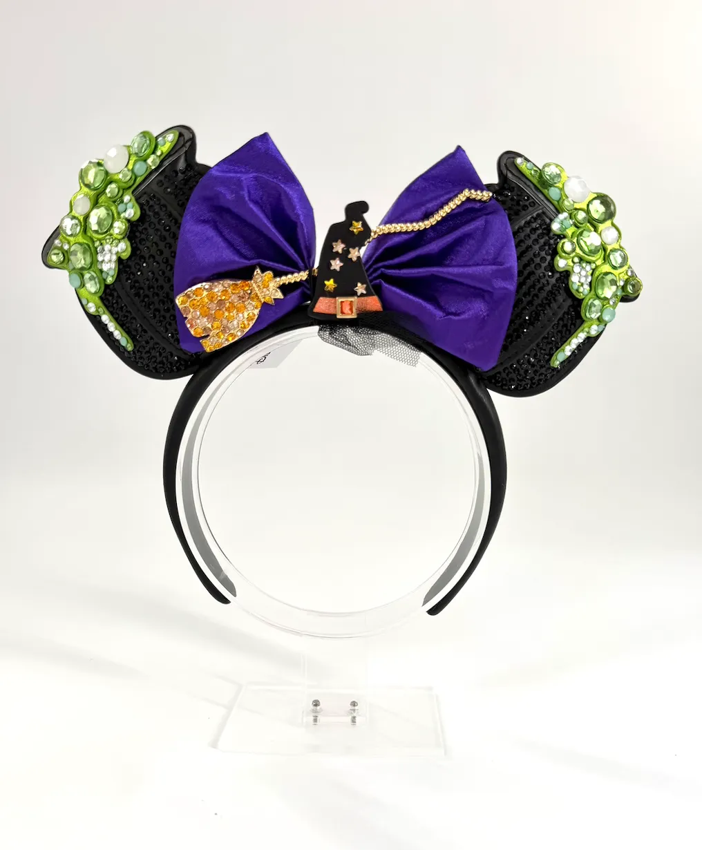 Minnie Mouse Witch Halloween Ears Headband - Baublebar