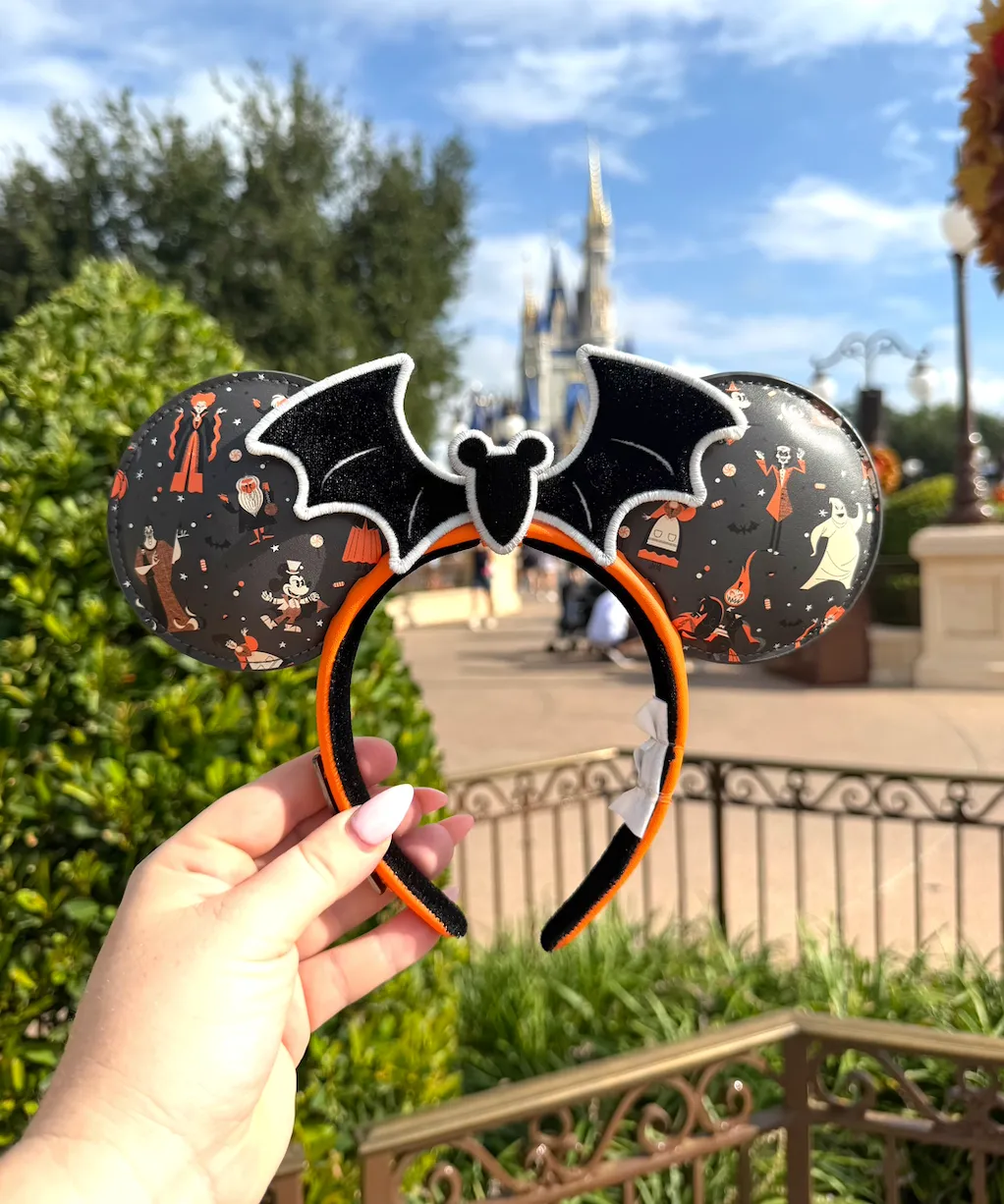 Halloween All Over Print Bat Ears Headband - Mickey's Not So Scary Halloween Party Exclusive