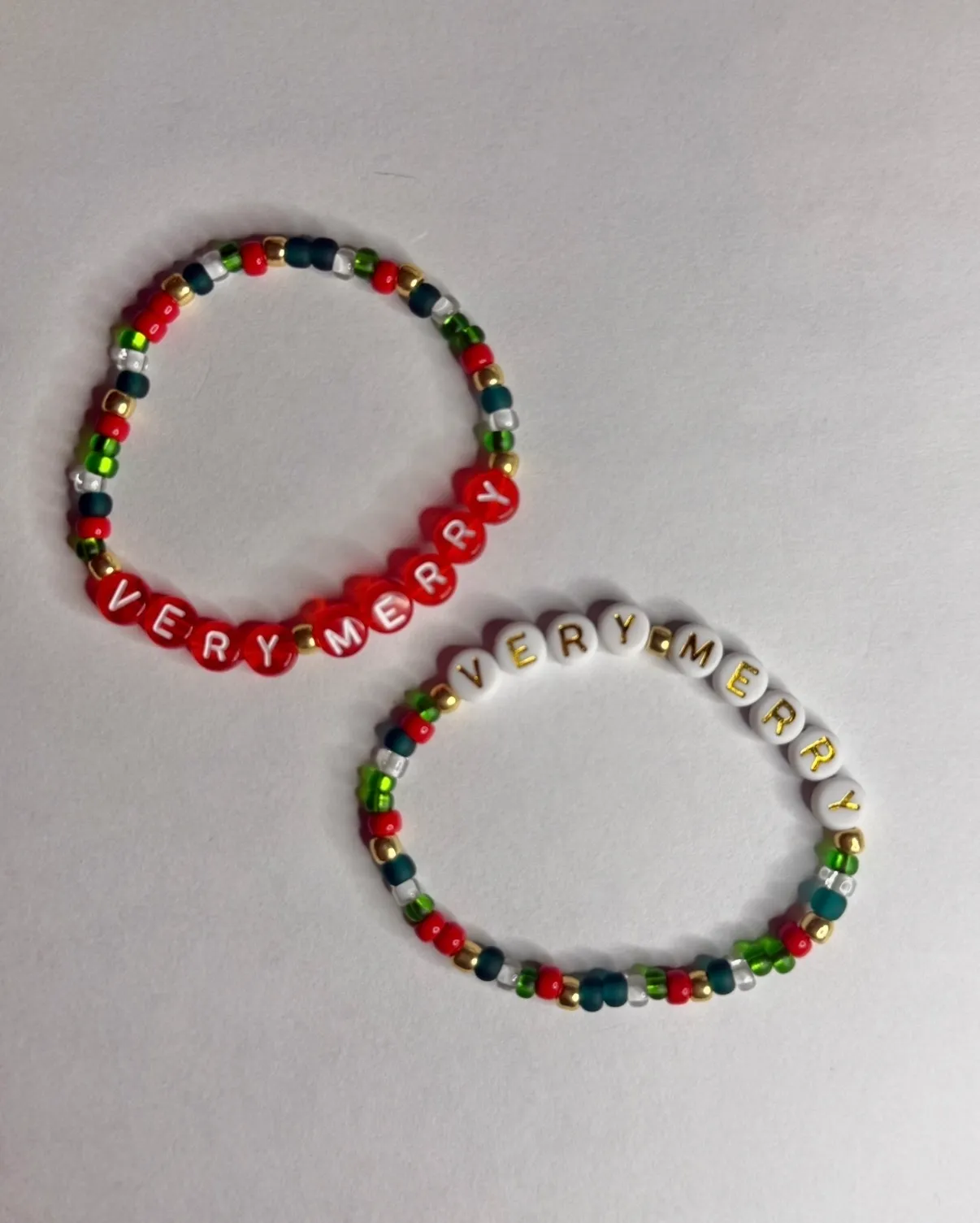 Very Merry Beaded Bracelet (2pk)