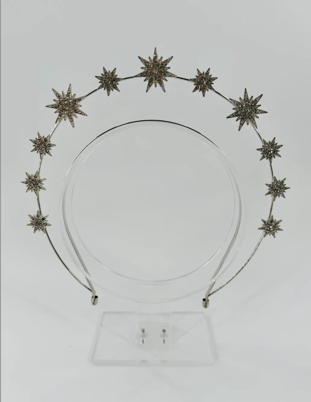 Halo Crown Moon and Stars - Silver