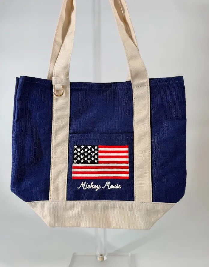Mickey Mouse Americana Canvas Tiny Tote