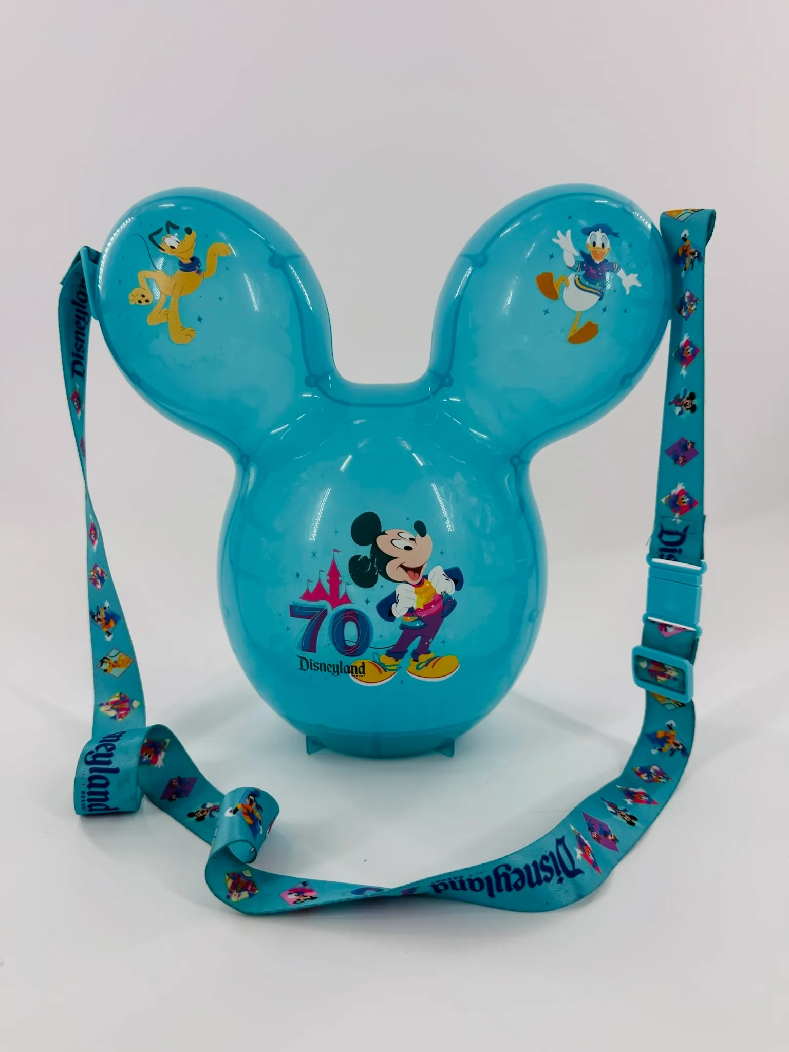 Disneyland 70th Anniversary Mickey Balloon Popcorn Bucket - Light Up