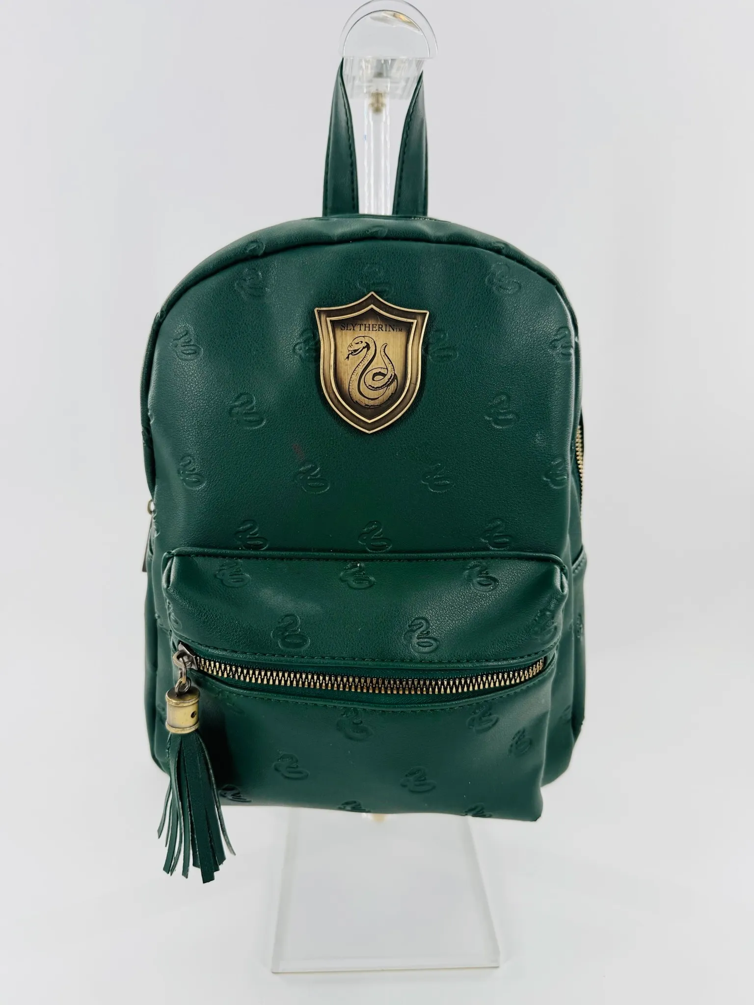 Harry Potter Slytherin Hogwarts Mini Backpack Purse Green Black