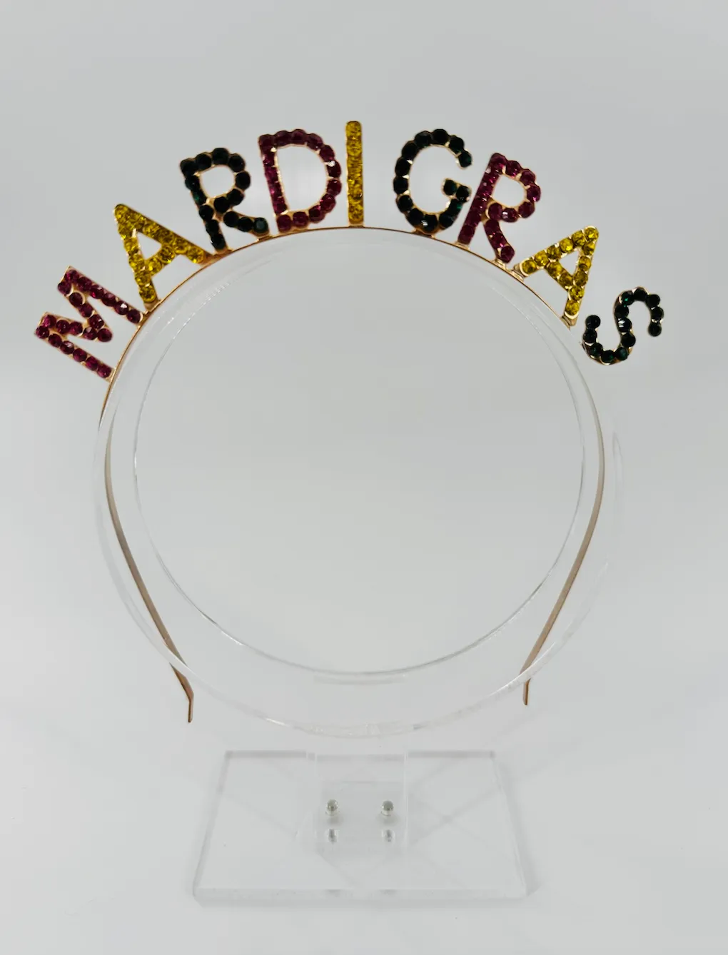 Mardi Gras Crystal Headband 