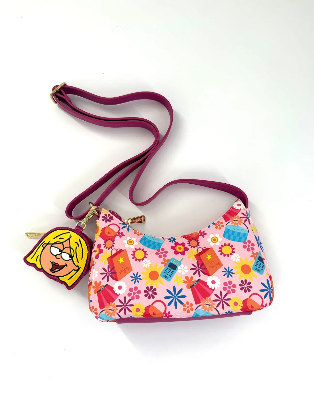 Lizzie McGuire Y2K All-Over Print Crossbody Bag - Loungefly