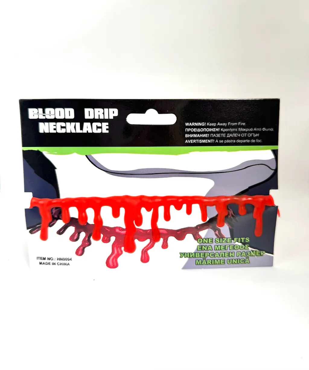 Blood Drip Choker Necklace