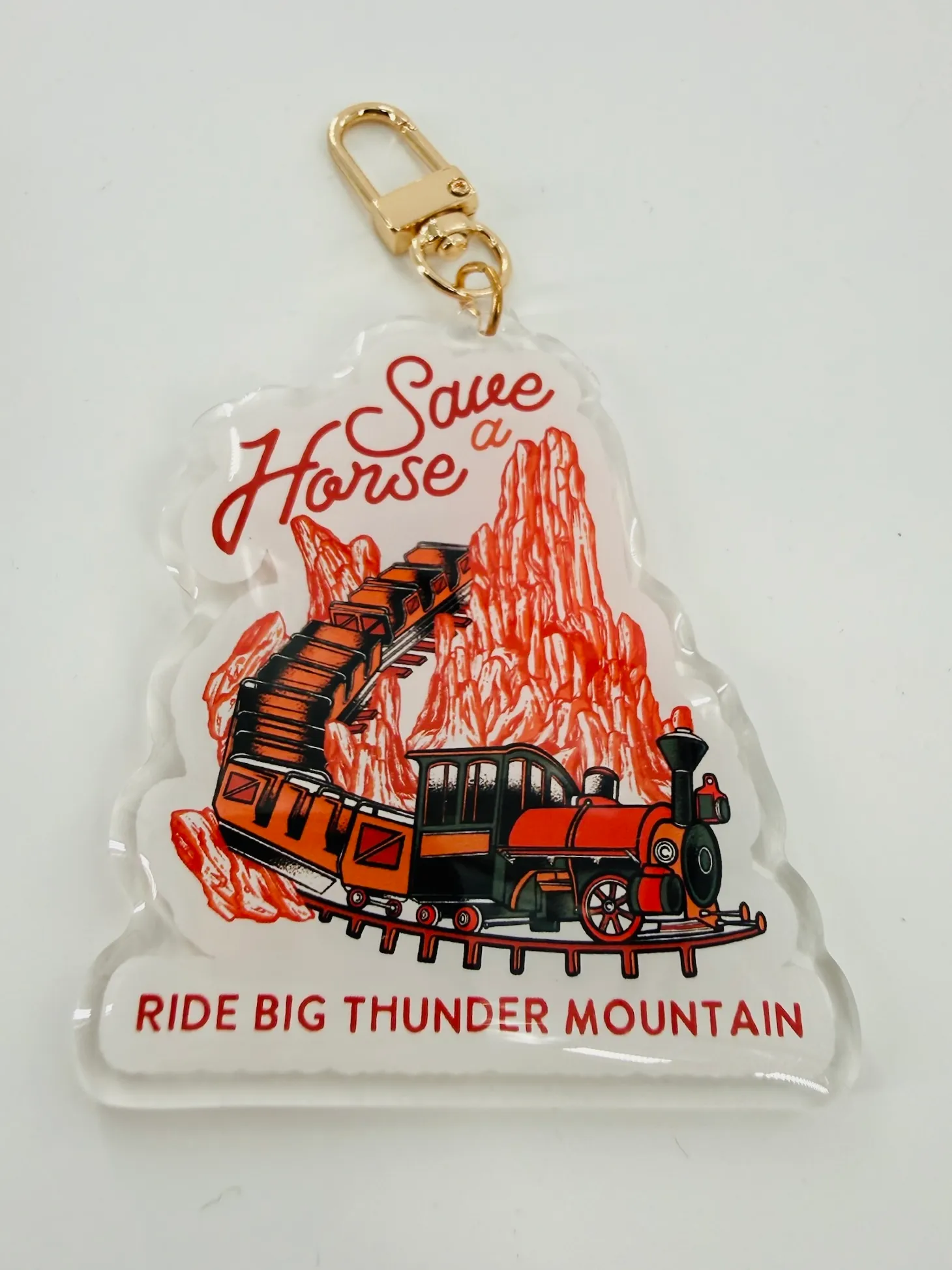 Save A Horse, Ride Big Thunder Mountain Bag Charm - Stay Magical Co.